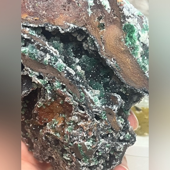Druzy Malachite on Matrix - Picture 7 of 9